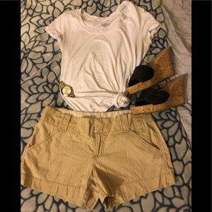 Old Navy- Junior Khaki Tan Shorts